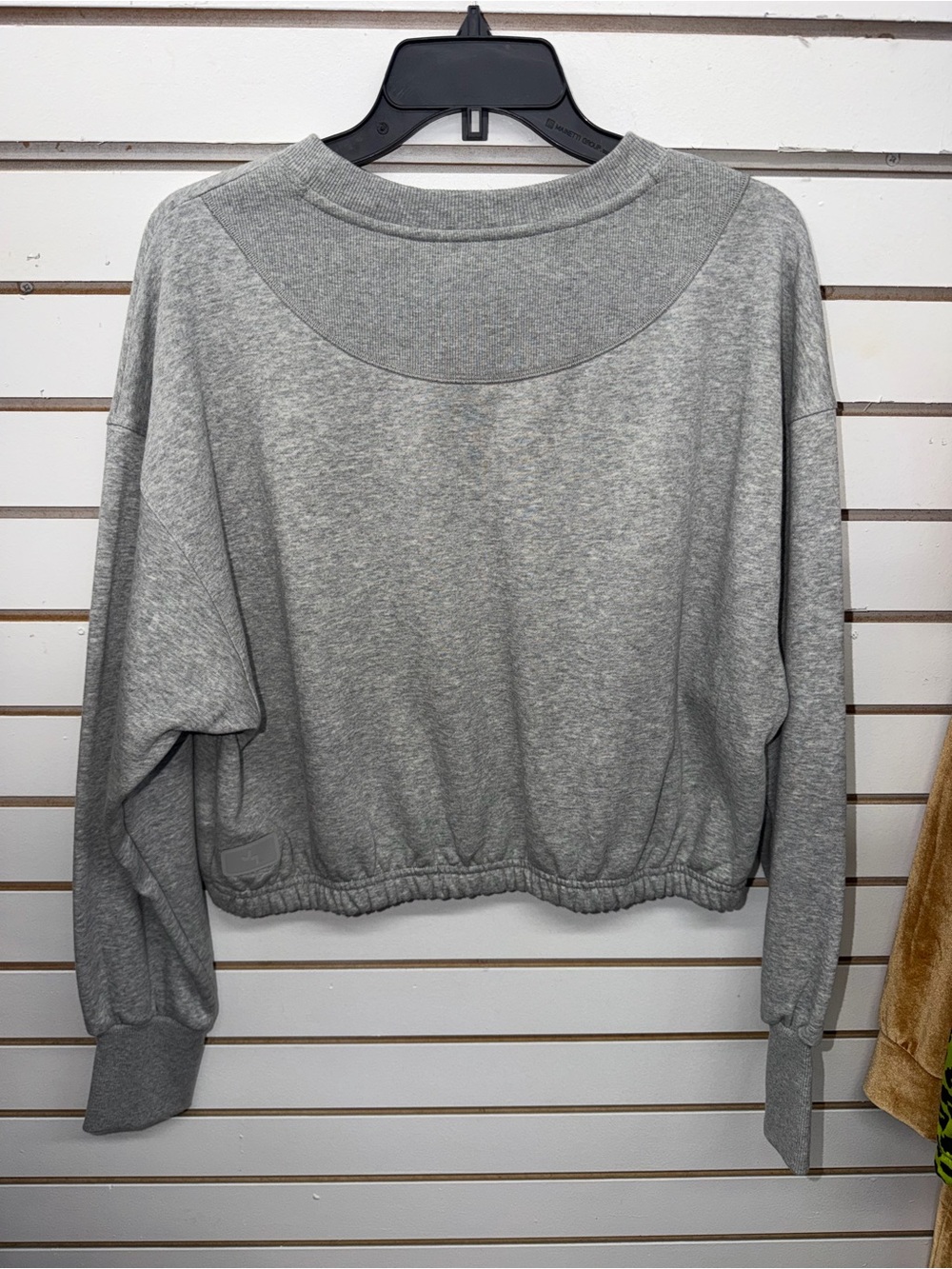 JoyLab Light Grey Cropped Crew Sweatshirt - Picture 2 of 2